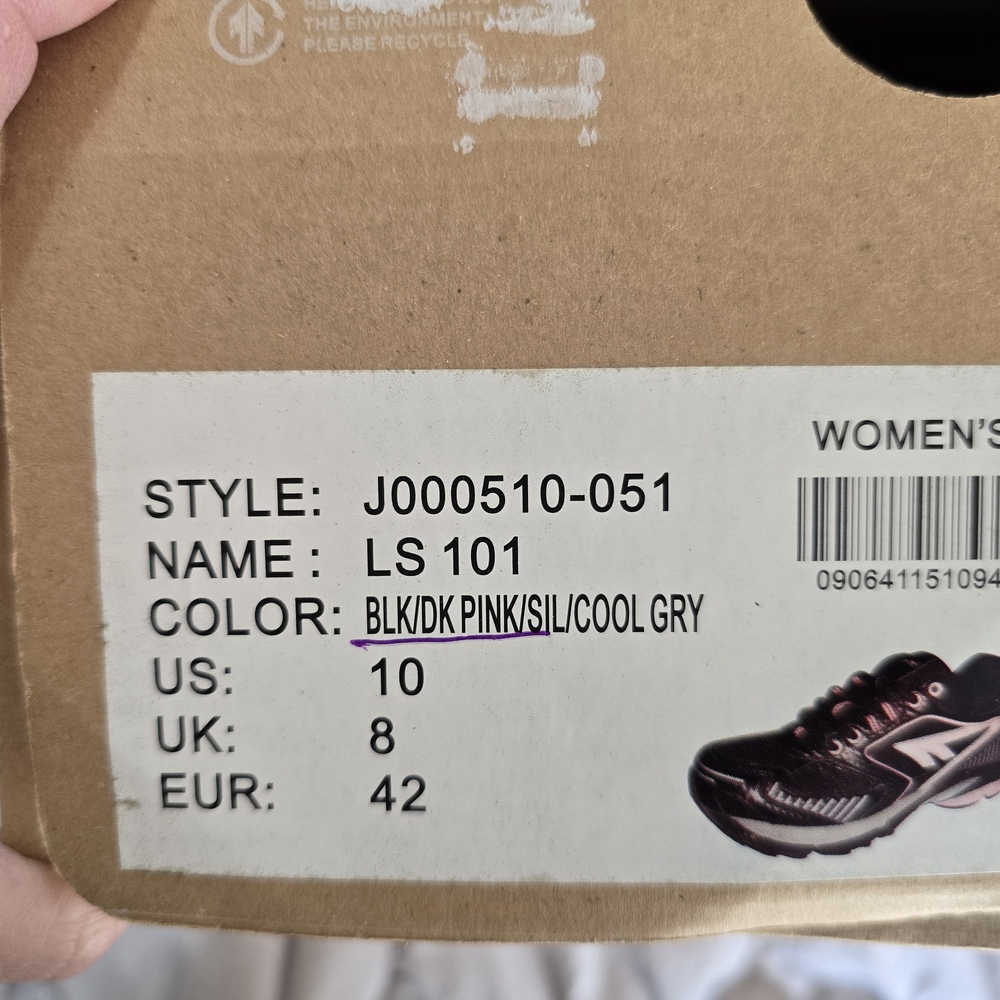 New- Hi-Tec Black and Pink Athletic Shoes - Picture 5 of 5